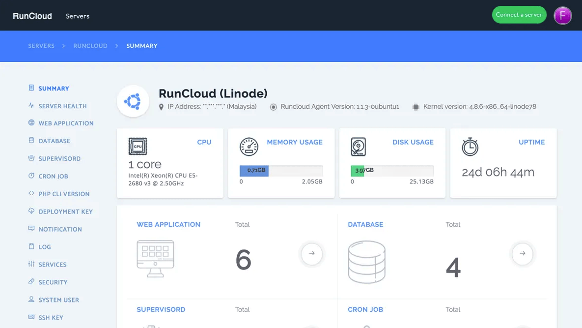 RunCloud (Linode)