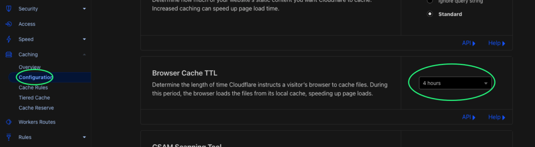 Cấu hình Browser Cache TTL trong Cloudflare